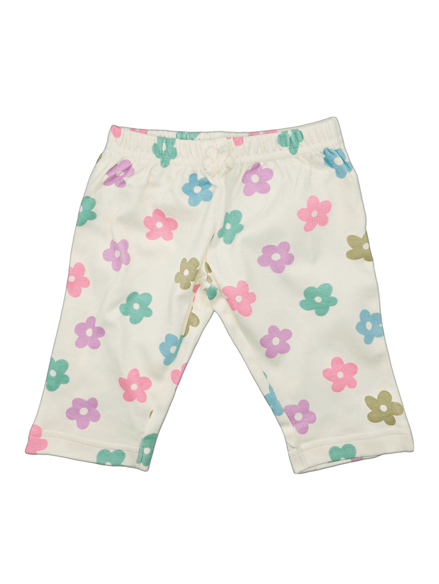 Retro Daisies Print Lounge Pants image 0