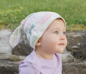 Whimsical Flowers Double Knotted Hat