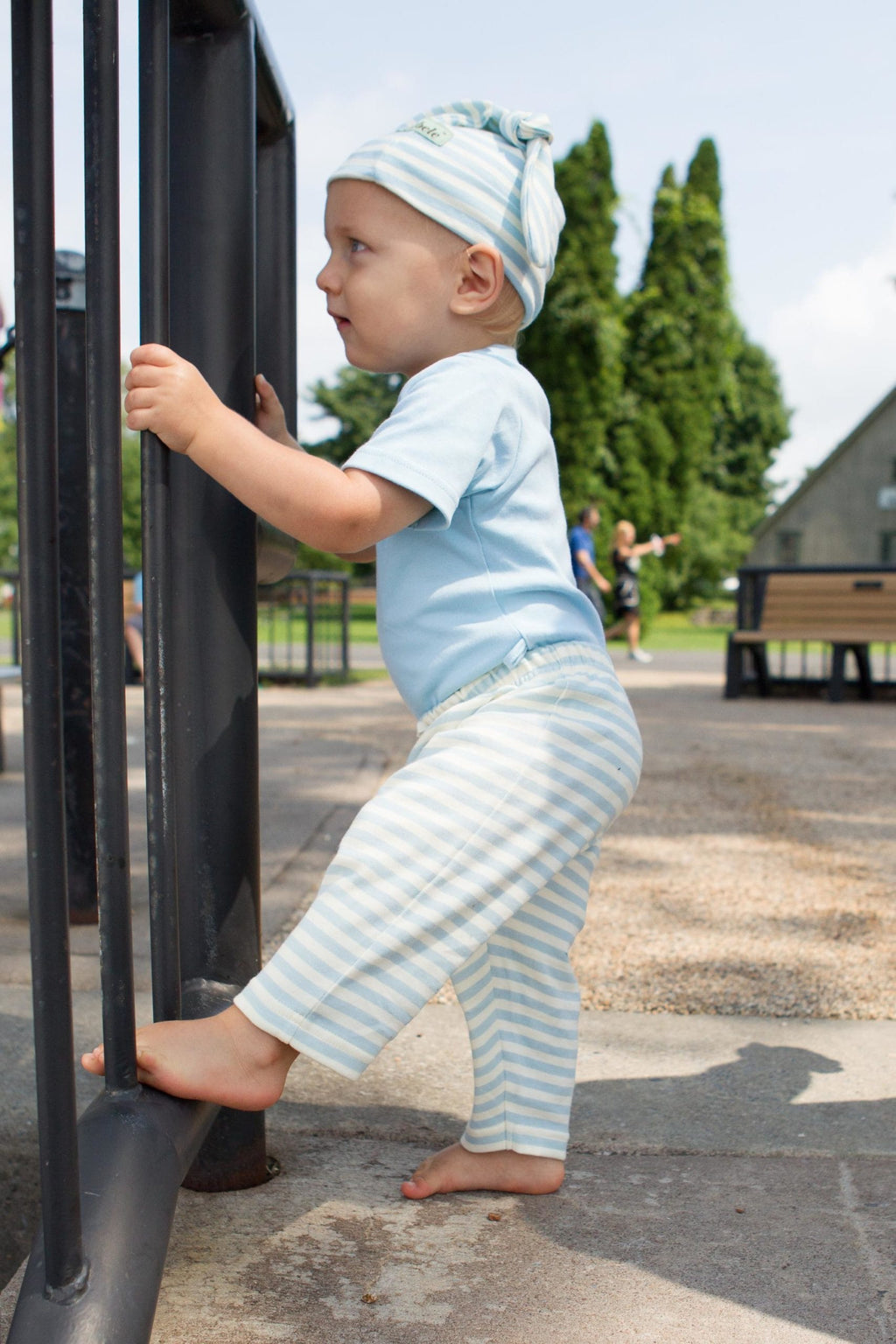 Blue Short Sleeve Bodysuit image 1