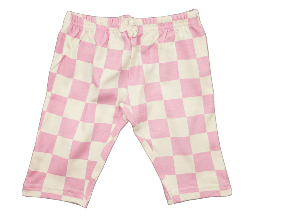 Pink Checks Lounge Pants image 0