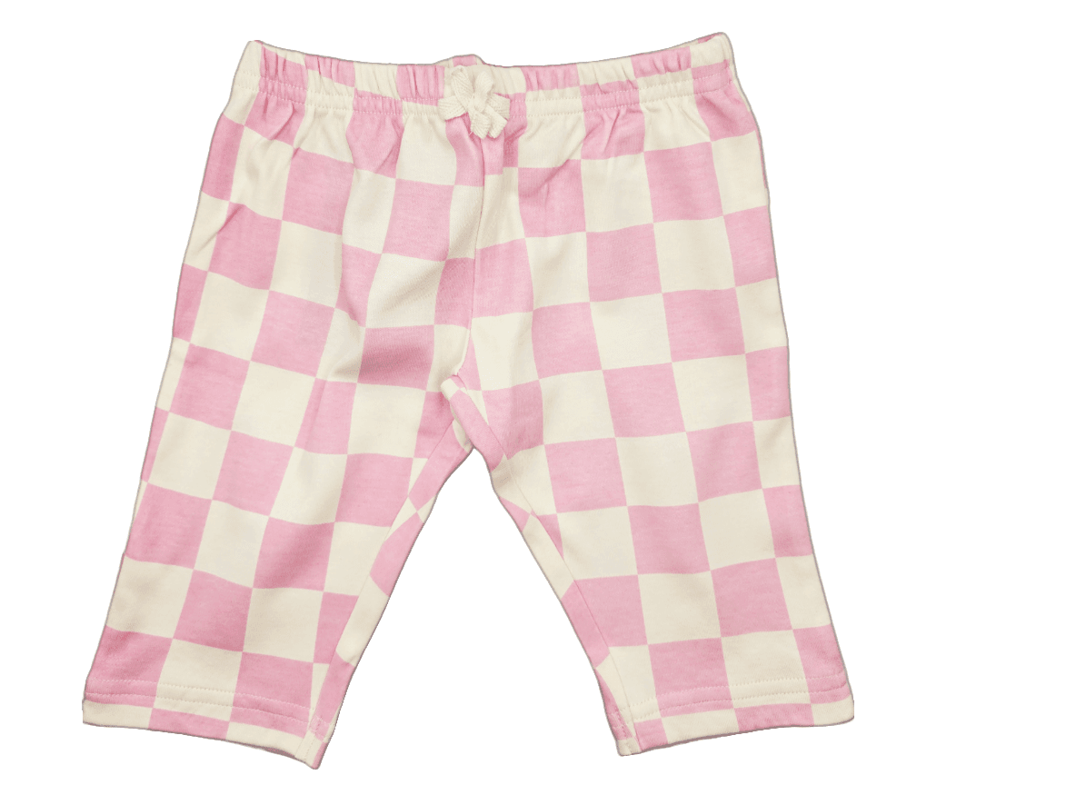 Pink Checks Lounge Pants image 0