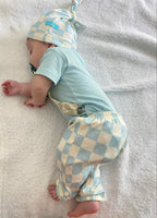 3-Piece Blue Checks Set