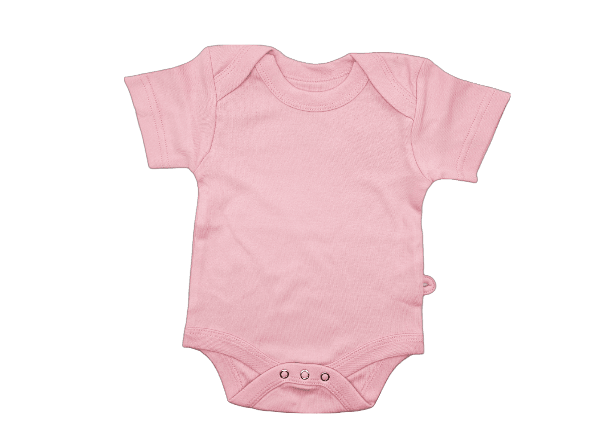 Pink Short Sleeve Bodysuit image 0