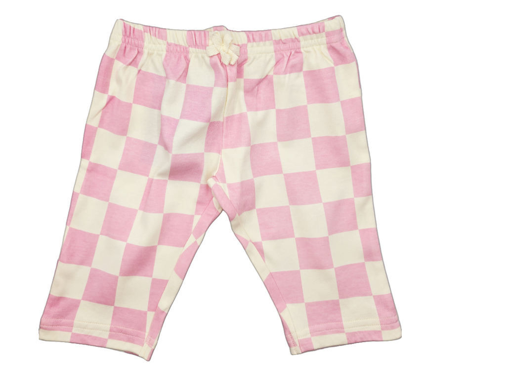 Pink Checks Lounge Pants