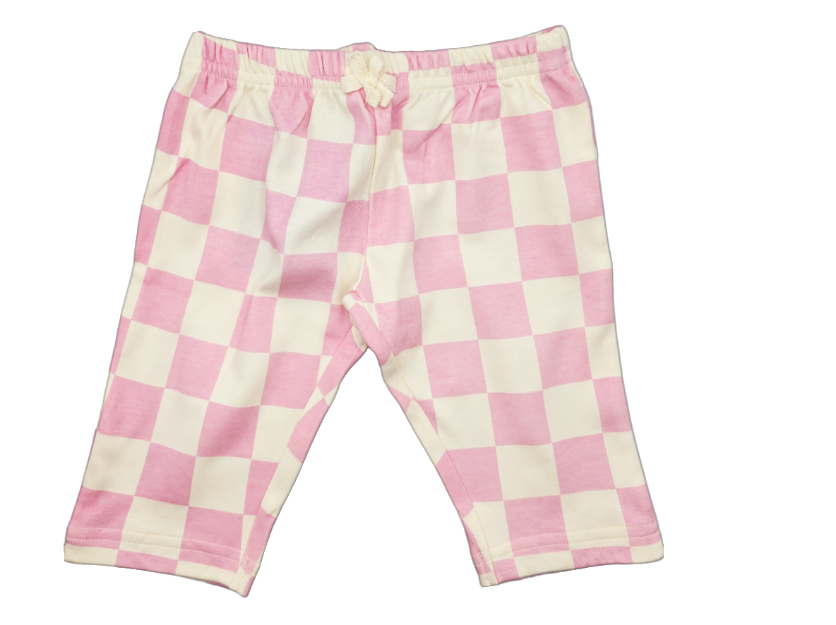 3-piece Pink Checks Set