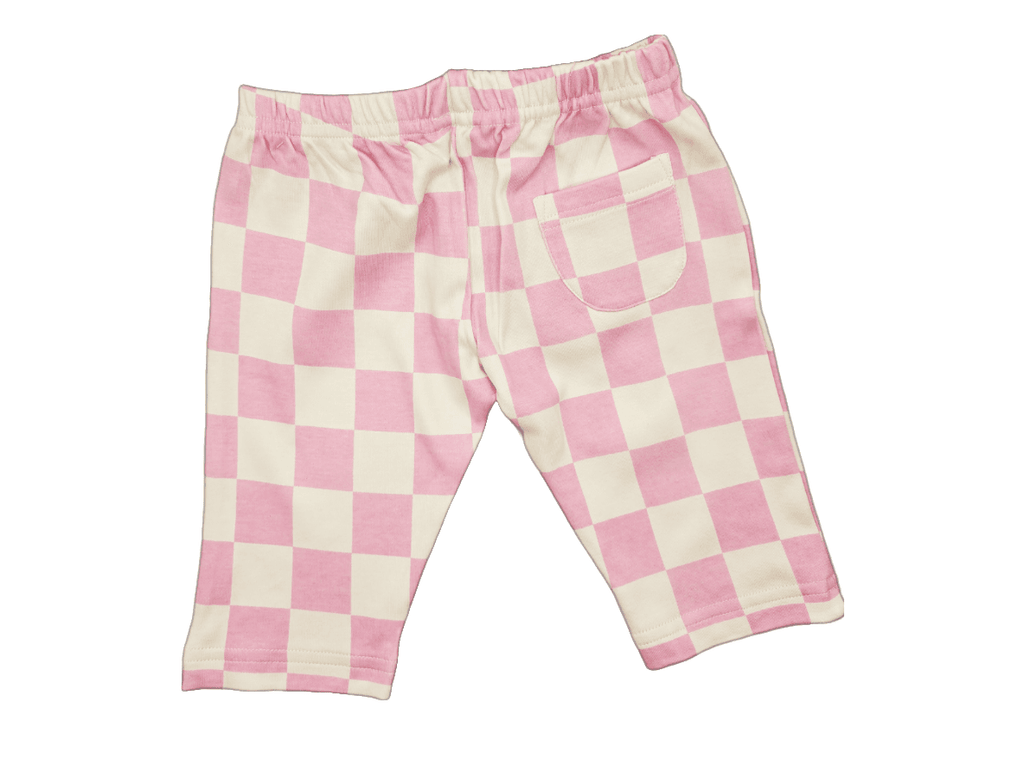 Pink Checks Lounge Pants image 1