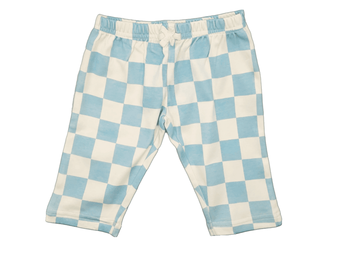 Blue Checks Lounge Pants image 0