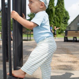 Alternative view of Blue Short Sleeve Bodysuit