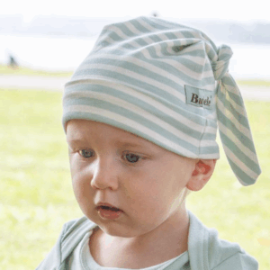 Alternative view of Sage Stripes Double Knotted Hat