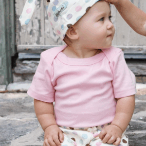 Alternative view of Pink Short Sleeve Bodysuit