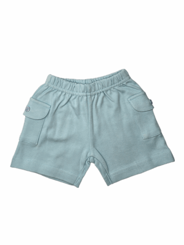 Blue Cargo Shorts