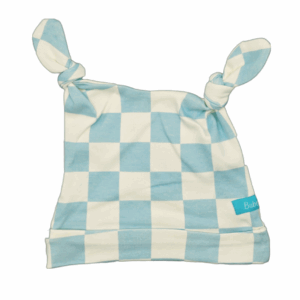 Blue Checks Double Knotted Adjustable Hat